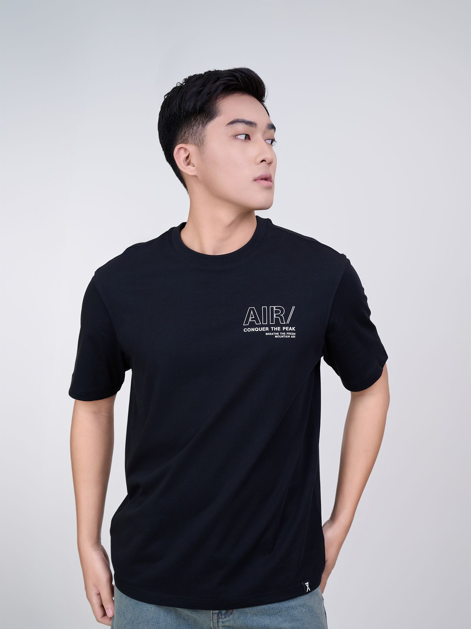 Áo Thun Nam Relax Graphic Snow Moutain Air MTS 1403