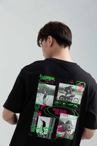 Áo Thun Nam Graphic Trải Nghiệm Khám Phá MTS 1185