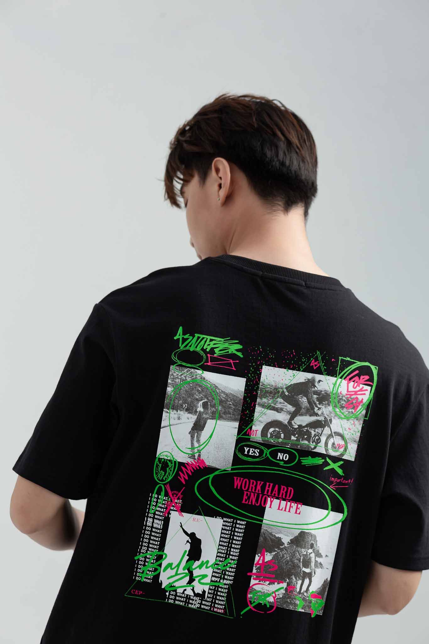 Áo Thun Nam Graphic Trải Nghiệm Khám Phá MTS 1185 -