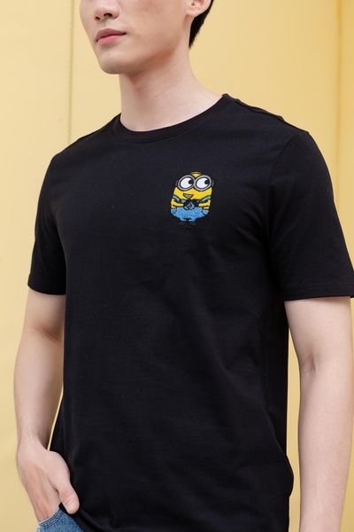 Áo Thun Nam Regular Fit Minions Thêu Xù MTS 1213