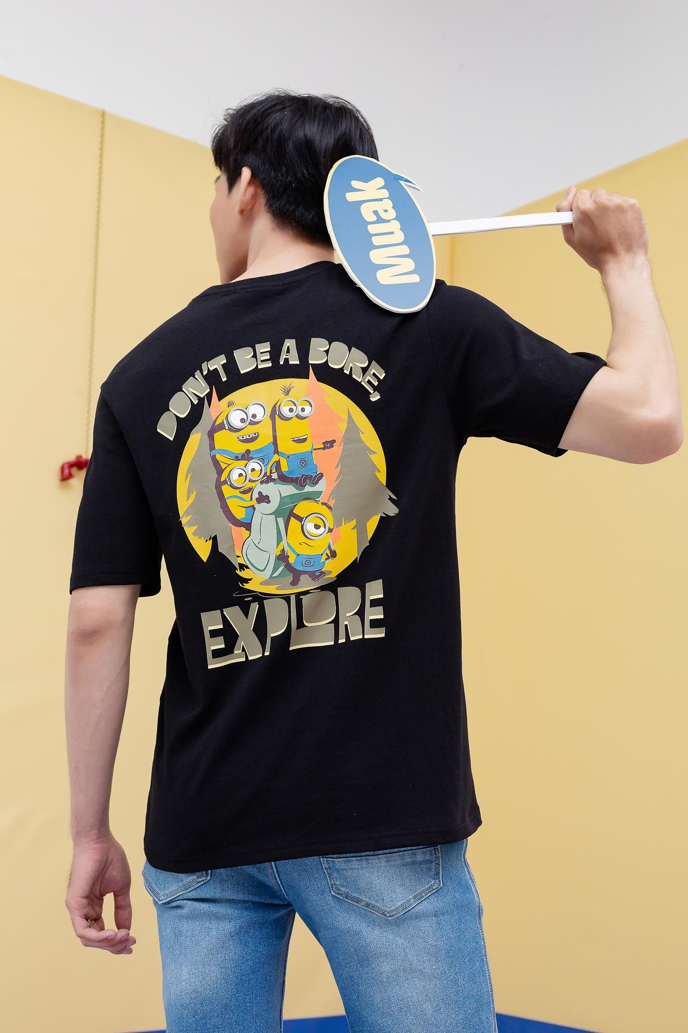 Áo Thun Nam Relax Fix Minions In Explore MTS 1212 -