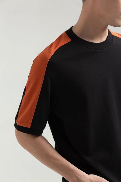 Áo Thun Nam Relax Fit Rã Vai Phối Màu MTS 1202