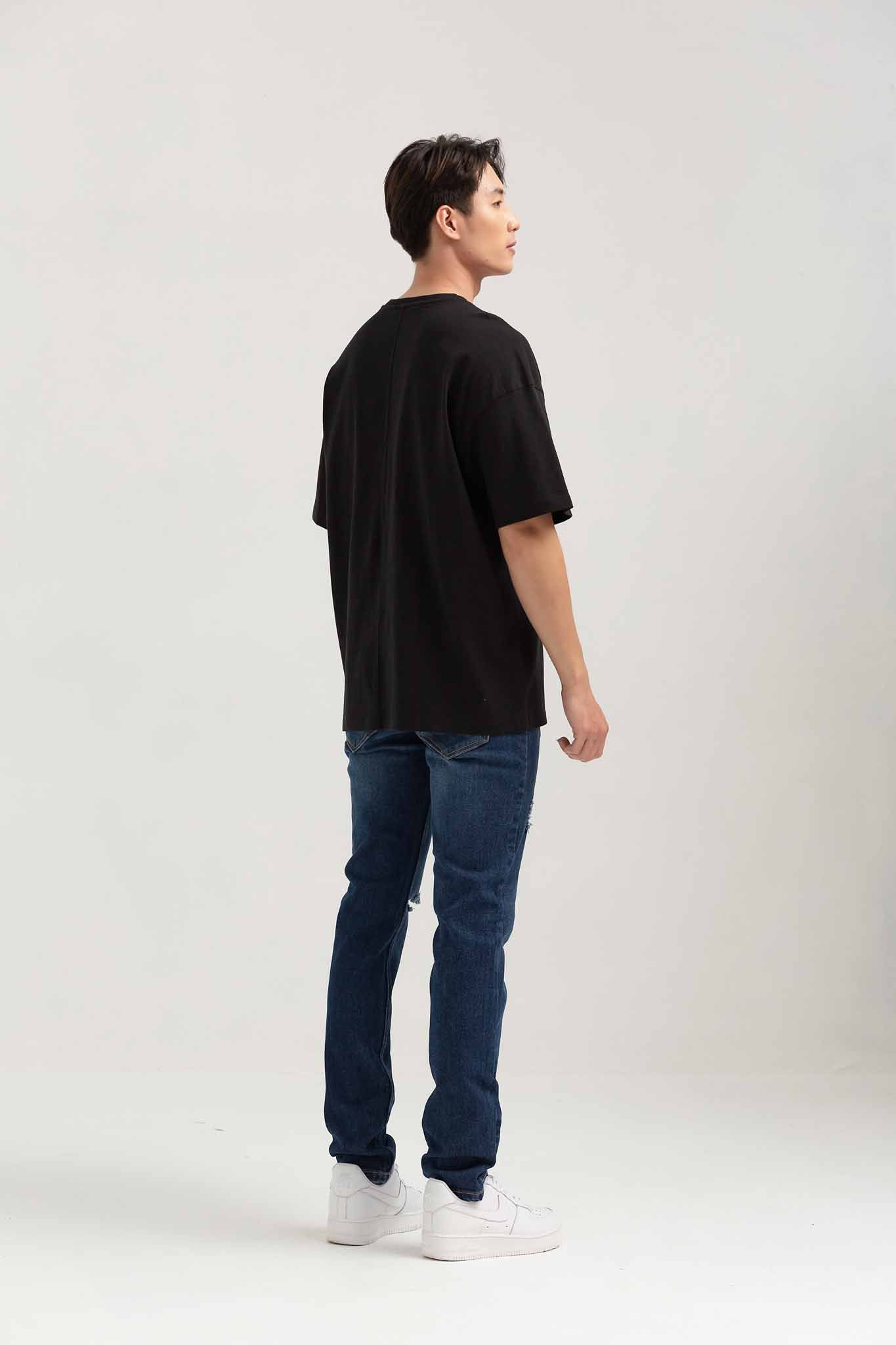 Áo Thun Nam Oversize In Graphics Digital Age MTS 1177 -