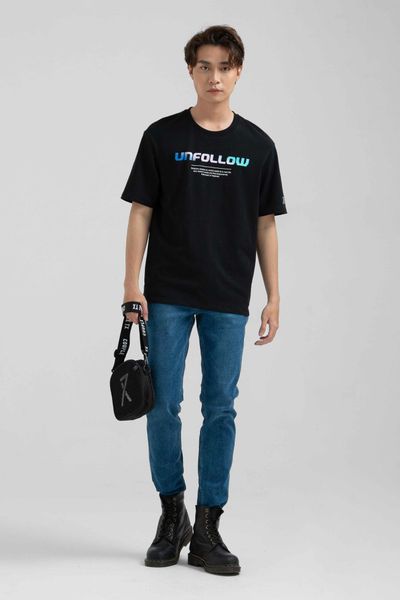 Áo Thun Nam Relax Fit In Typo Chuyển Màu MTS 1224