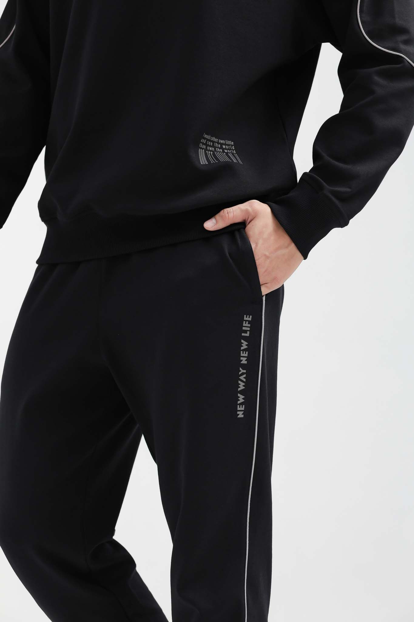 Quần Dài Nam Jogger Phối Sọc Phản Quang MPA 1004 -