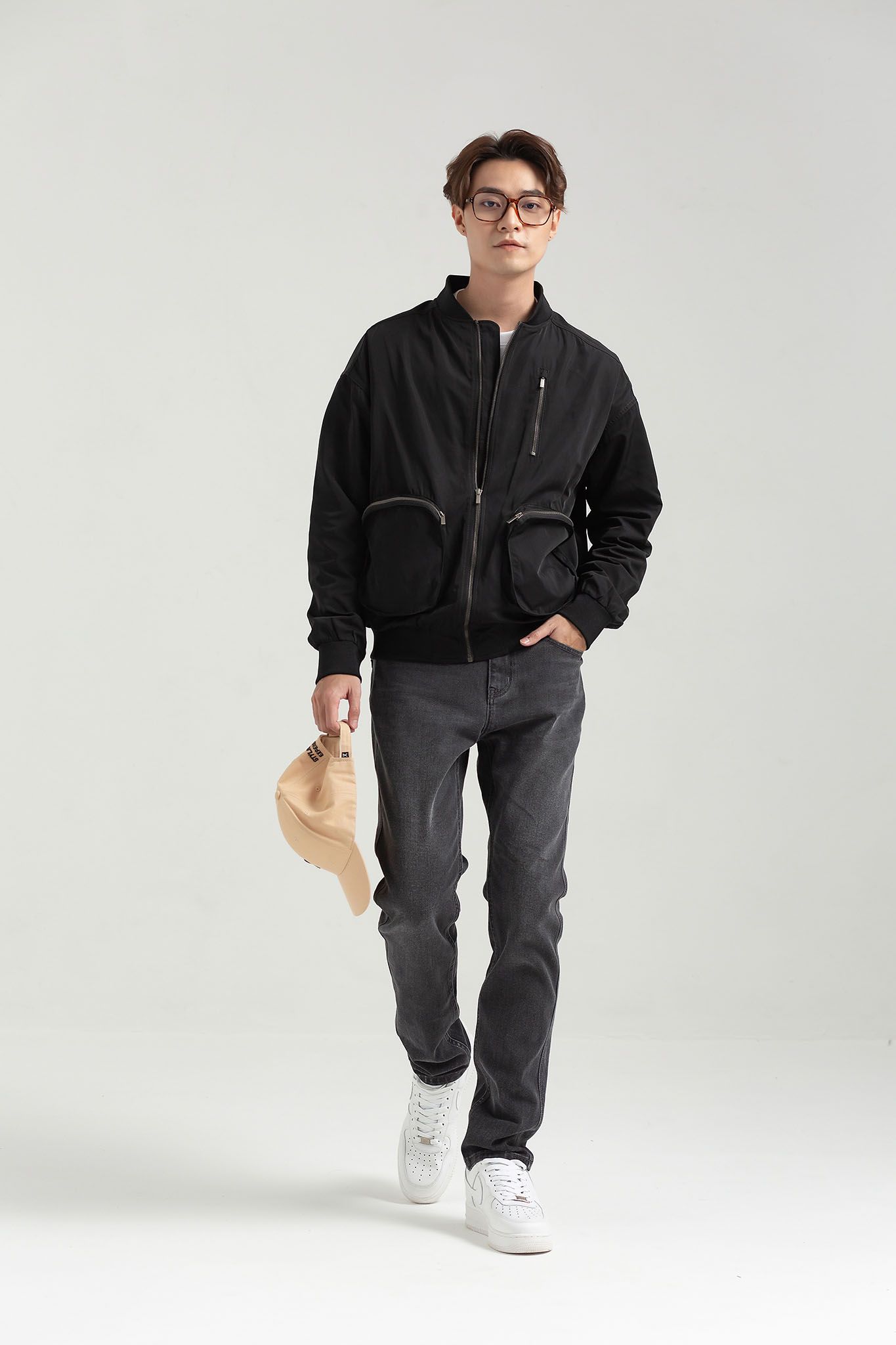 Áo Khoác Dù Nam Bomber Túi Hộp MOP 1028 -