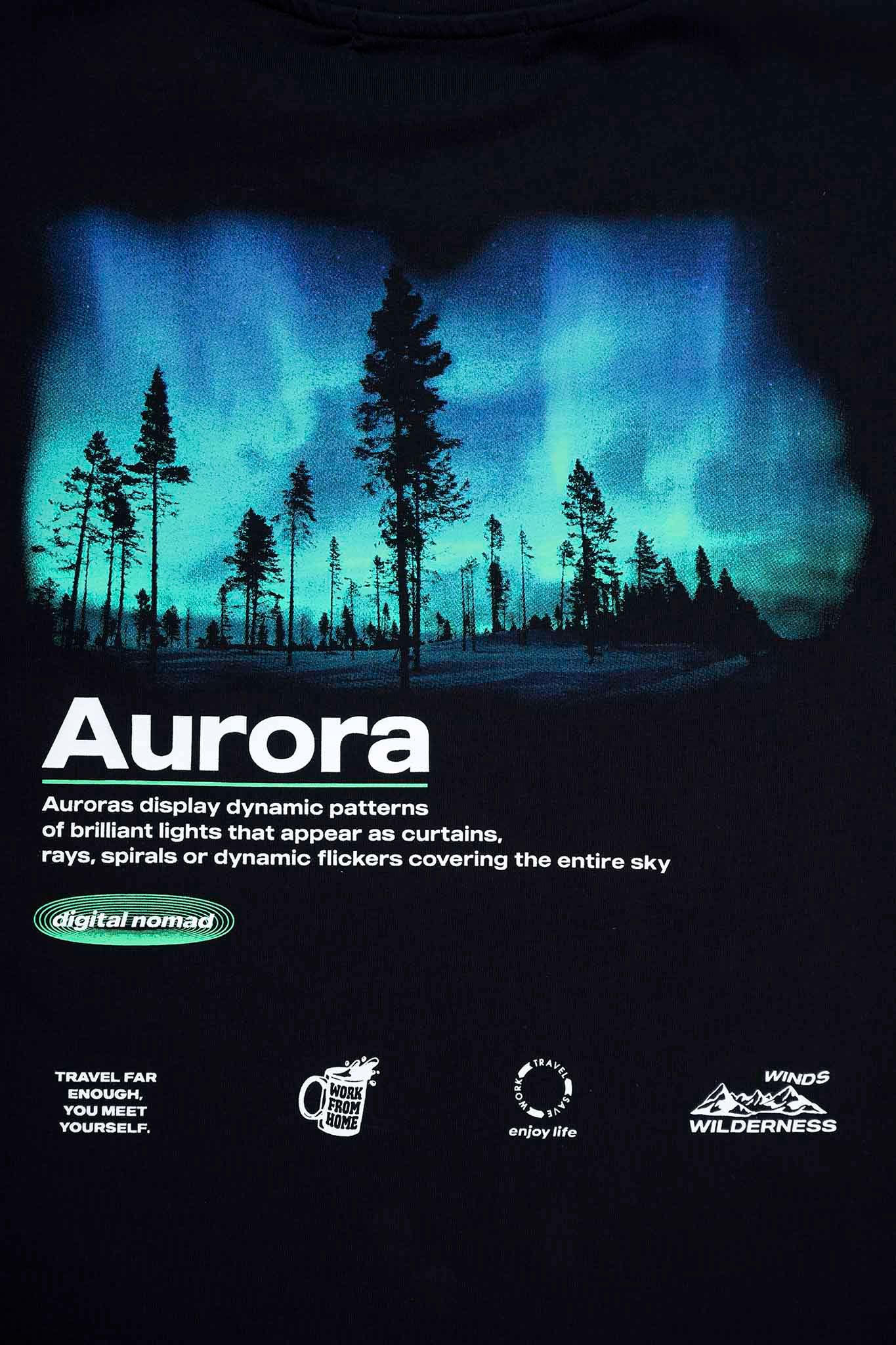 Áo Thun Nam Relax Fit In Graphic Aurora MTS 1178 -