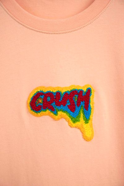 Áo Thun Nam Regular Thêu Xù Crush MTS 1240
