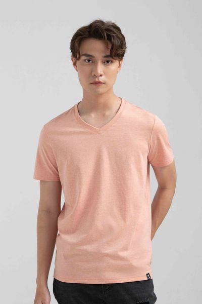 Áo Thun Nam Cổ Tim Slim Fit Basic MTS 1230