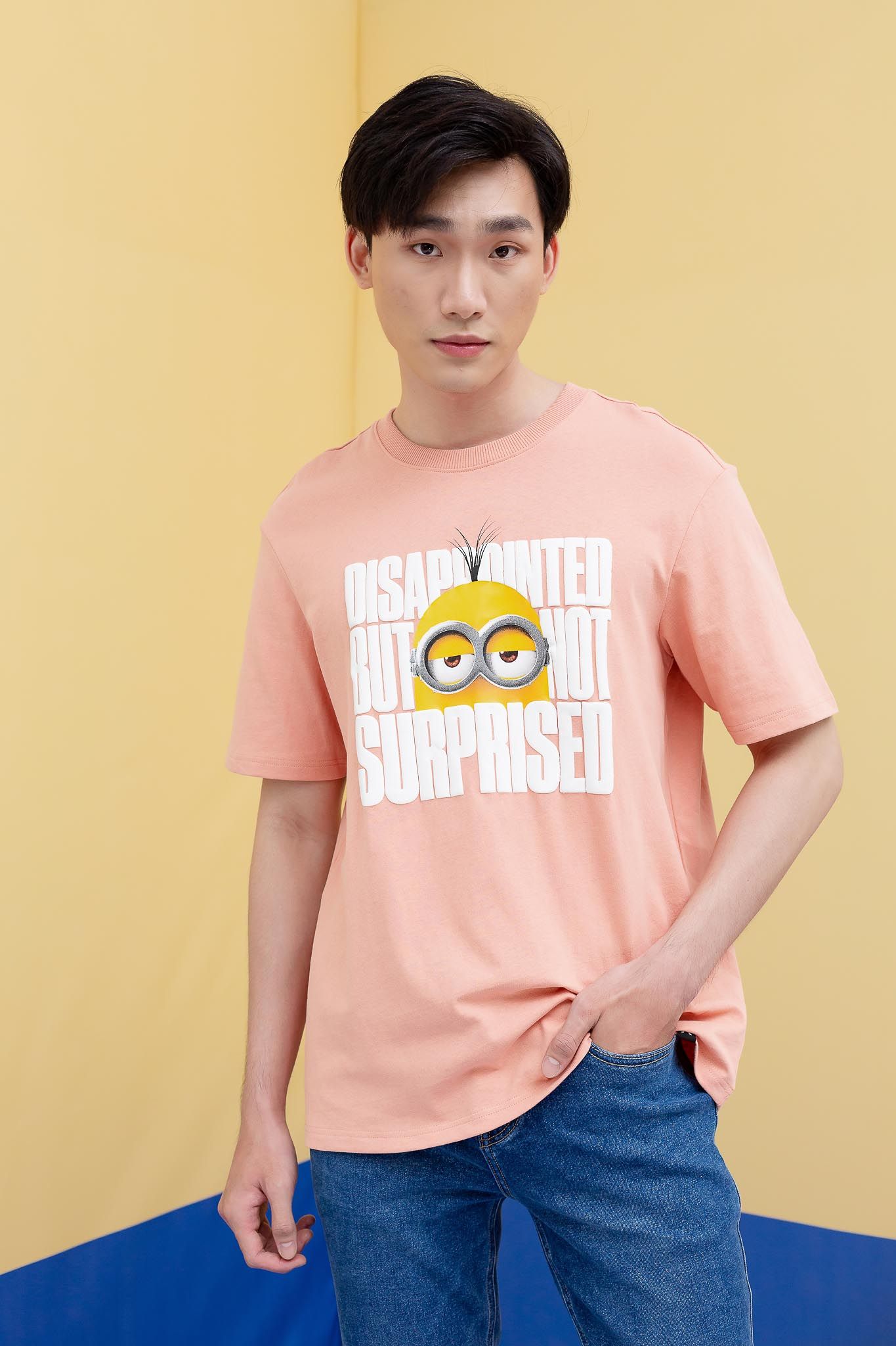Áo Thun Nam Relax Fit Minions In Surprised MTS 1211 -