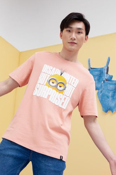 Áo Thun Nam Relax Fit Minions In Surprised MTS 1211