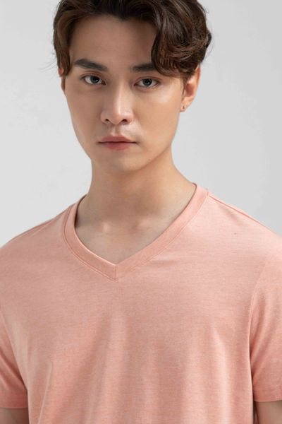 Áo Thun Nam Cổ Tim Slim Fit Basic MTS 1230