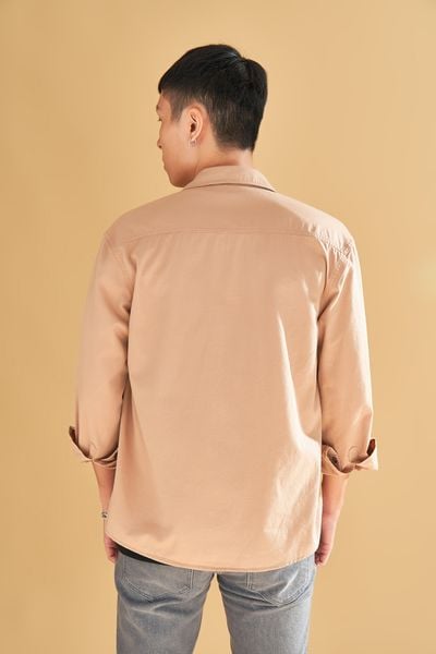 Áo Sơ Mi Nam Khaki Túi Hộp MSH 1001
