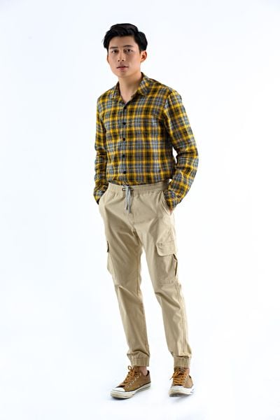 Quần Nam Jogger Khaki MGL 3008