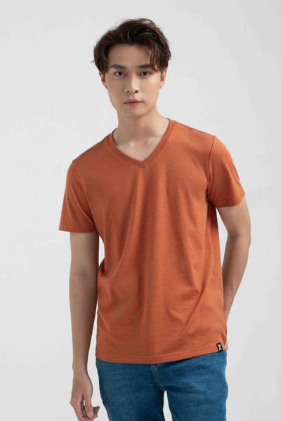 Áo Thun Nam Cổ Tim Slim Fit Basic MTS 1230