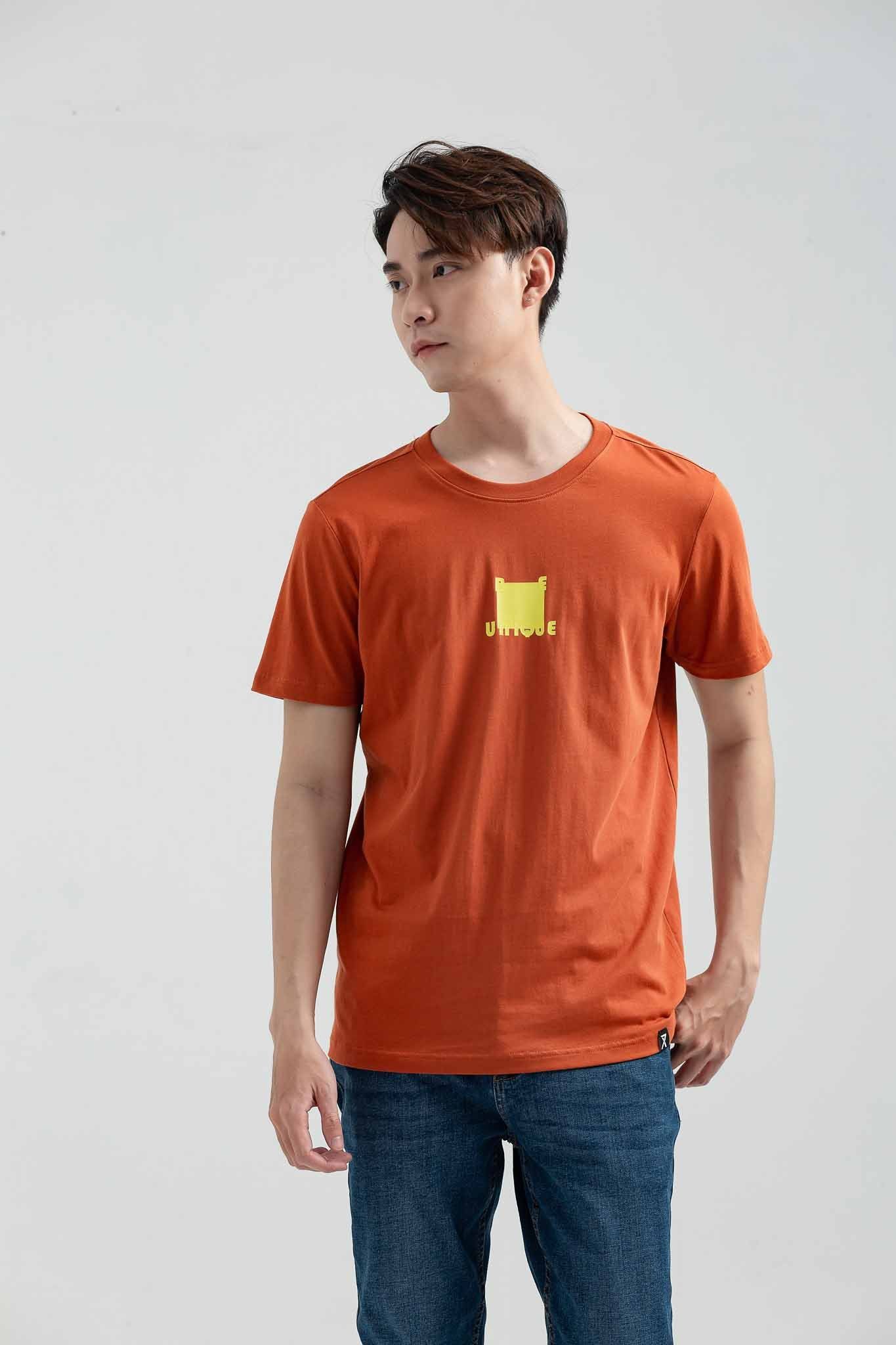 Áo Thun Nam Slim In Typo Be Unique MTS 1192 - Áo Thun Nam Slim In Typo Be Unique MTS 1192