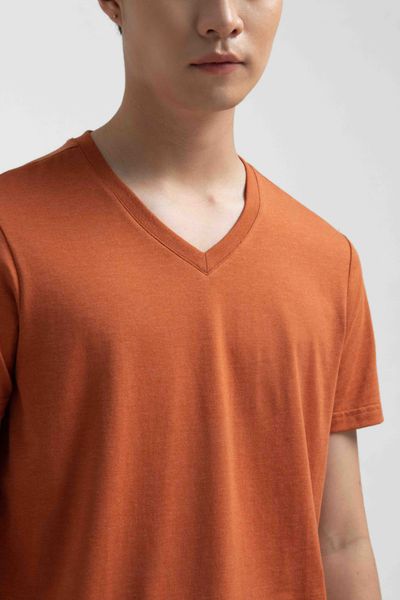 Áo Thun Nam Cổ Tim Slim Fit Basic MTS 1230