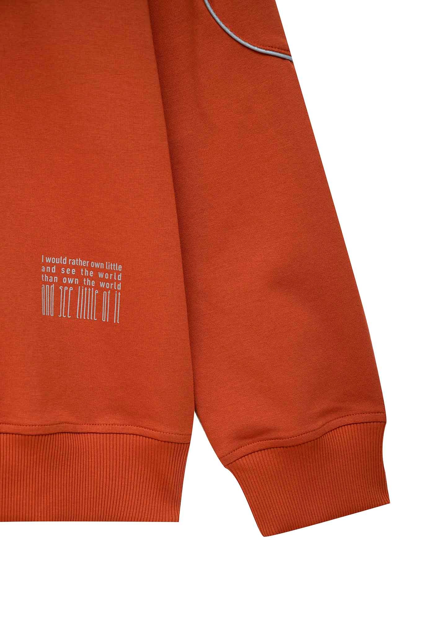 Áo Sweater Nam In Phản Quang Thân Sau MSW 1016 -