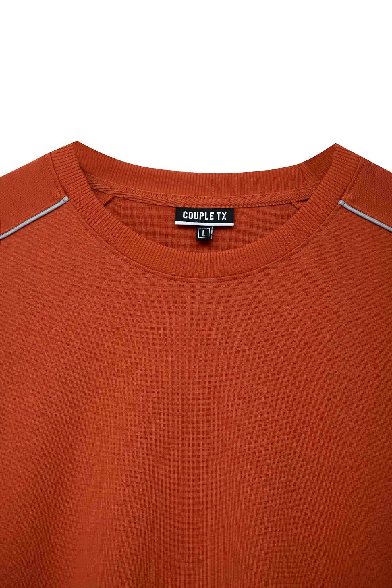 Áo Sweater Nam In Phản Quang Thân Sau MSW 1016 -