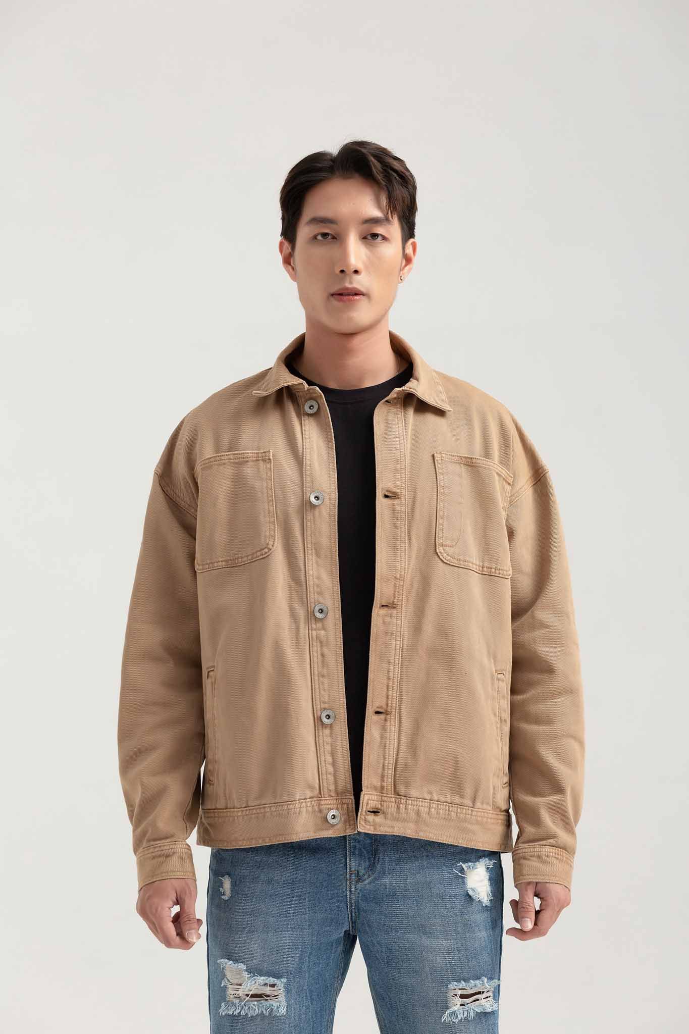 Áo Khoác Nam Jeans Nhuộm Màu MOF 1032 -