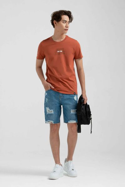 Áo Thun Nam Slim Fit In Typo Good Things Take Time MTS 1215