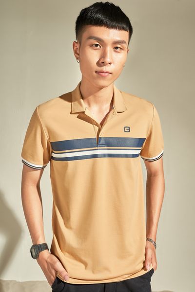Áo Polo Nam In Sọc Ngang MPO 3022