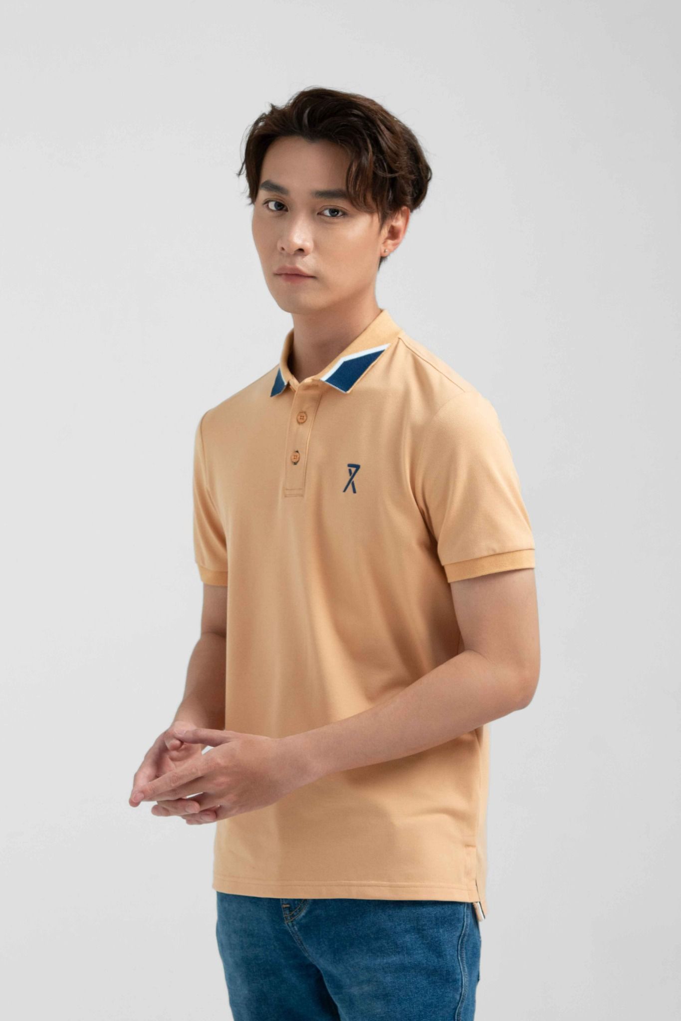 Áo Polo Nam Pique Slim Fit Phối Bo Cổ MPO 1024 -