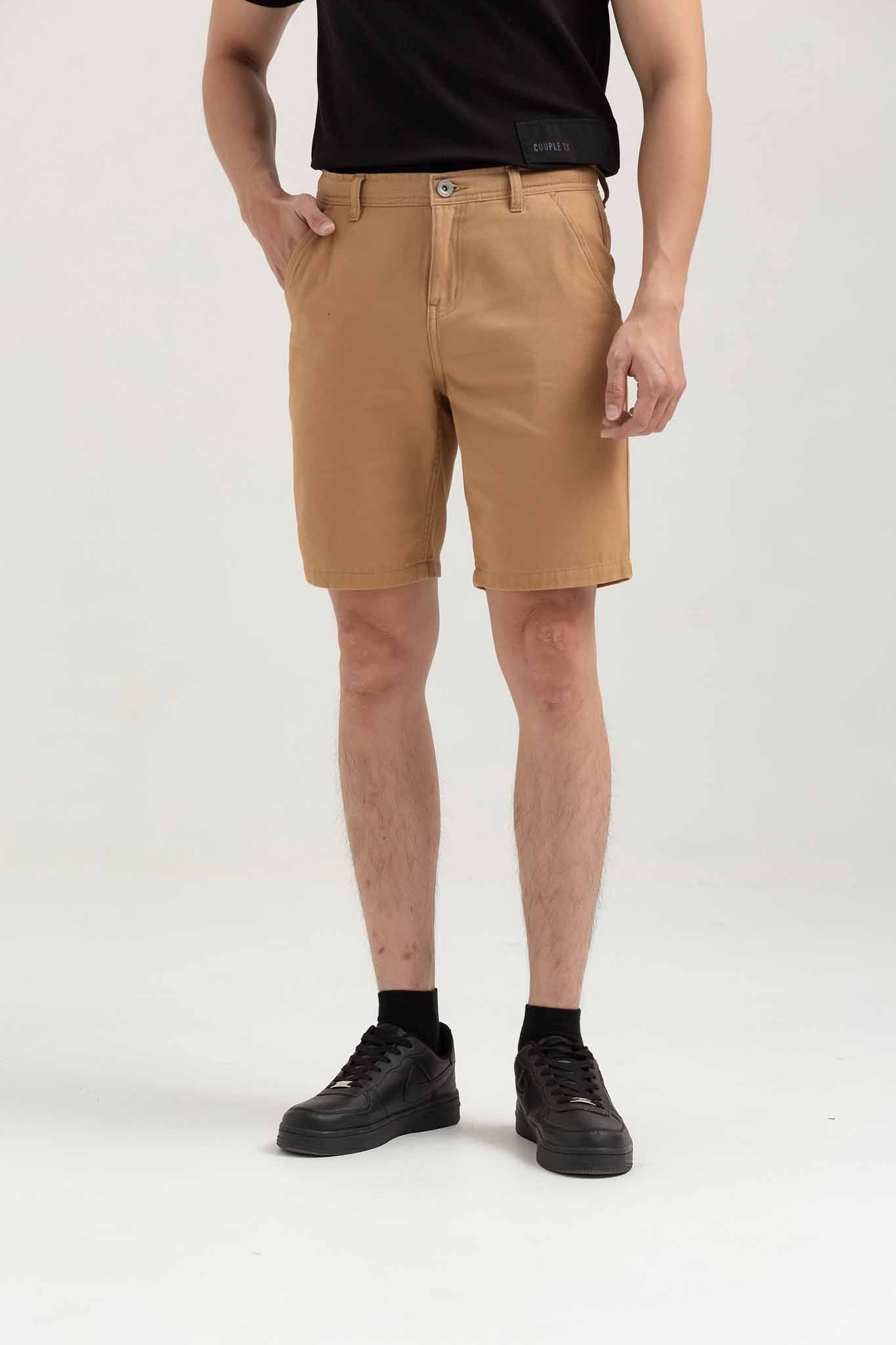 Quần short Nam Khaki Slim Lưng Thun MSR 1019 -