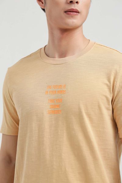 Áo Thun Nam Regular Fit In Typo Ngực MTS 1199