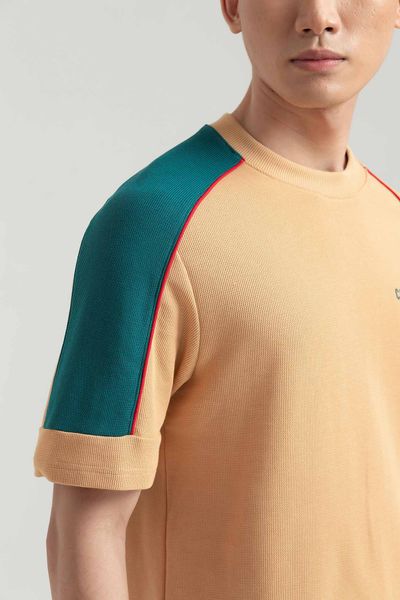 Áo Thun Nam Relax Fit Rã Vai Phối Viền MTS 1228