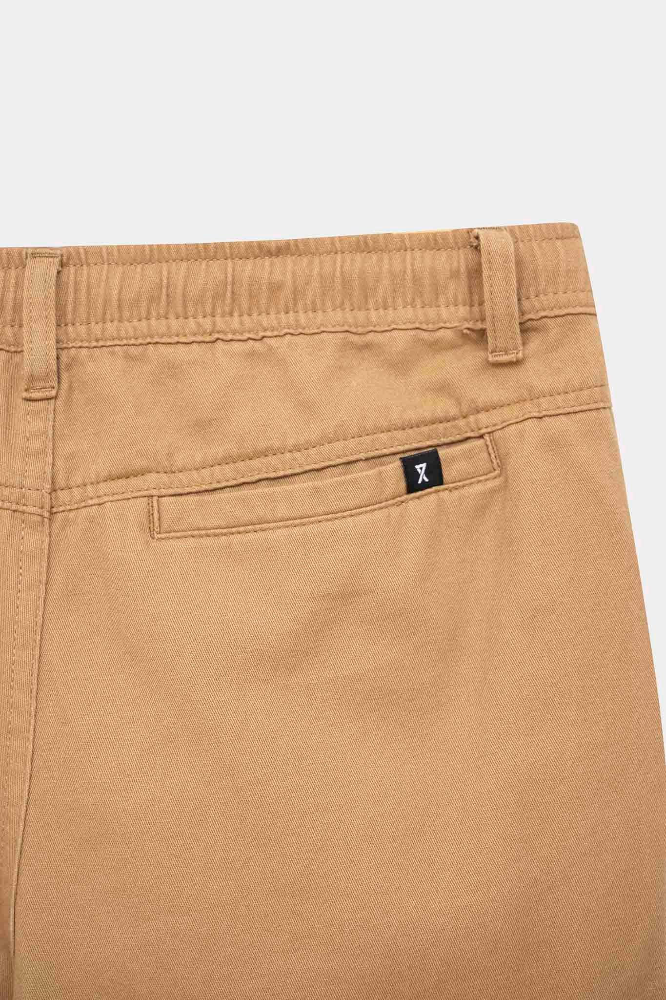 Quần short Nam Khaki Slim Lưng Thun MSR 1019 -