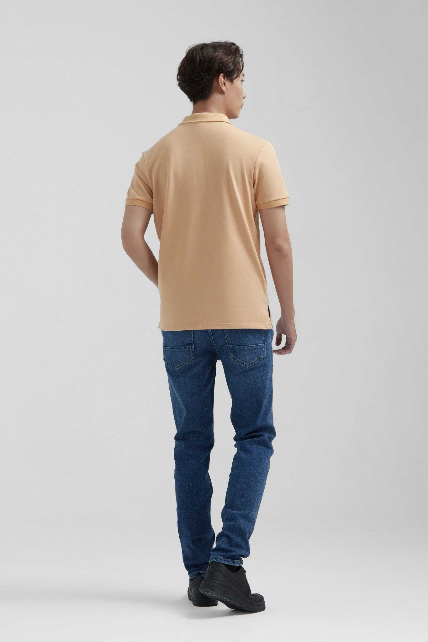 Áo Polo Nam Pique Slim Fit Phối Bo Cổ MPO 1024 -