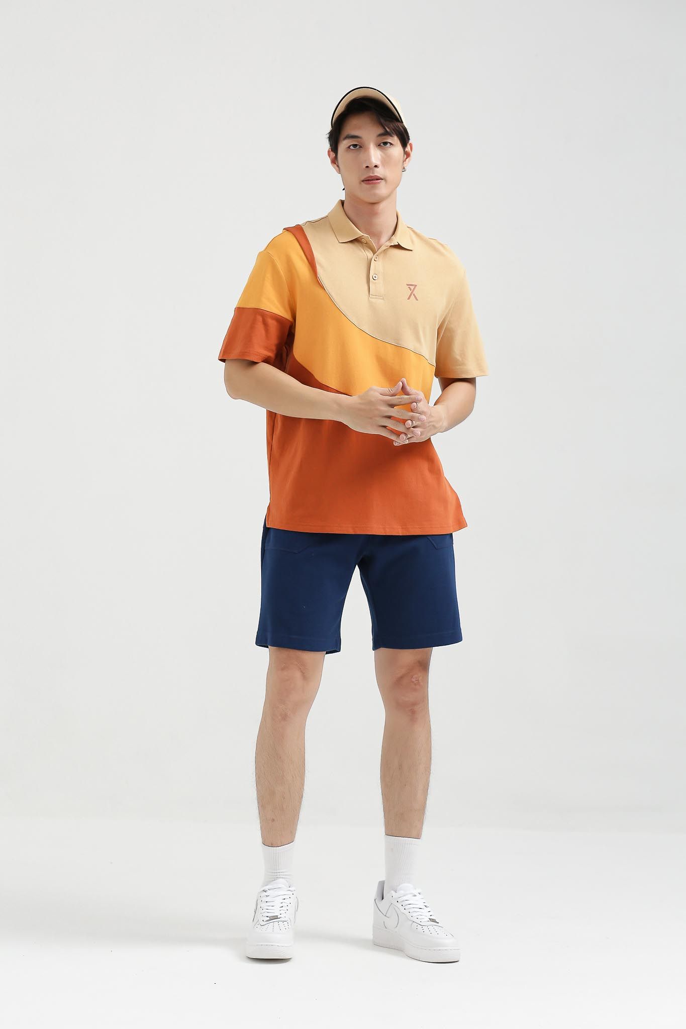 Áo Polo Nam Relax Fit Phối Màu Đắp Vai MPO 1022 -