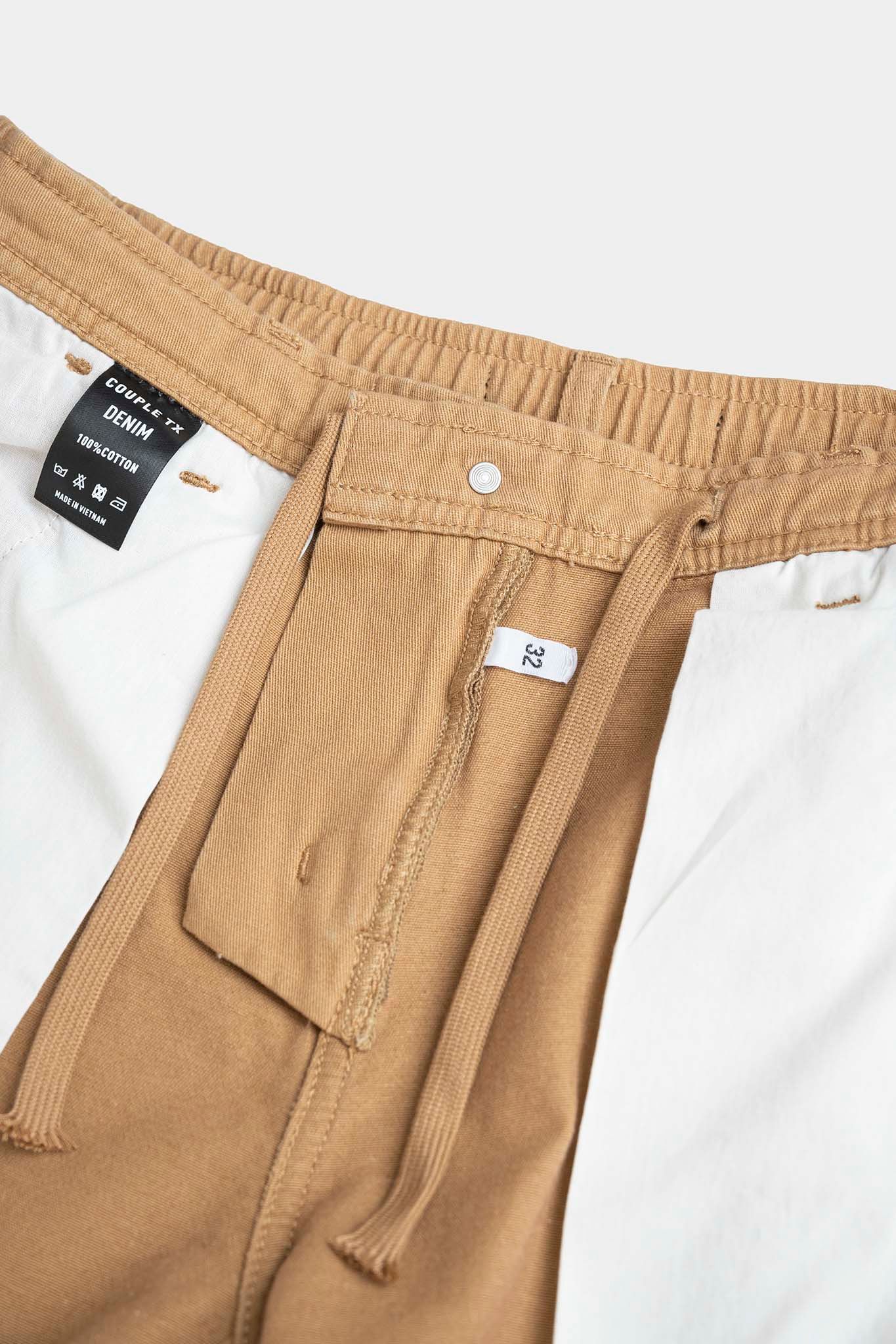 Quần short Nam Khaki Slim Lưng Thun MSR 1019 -