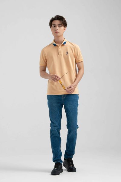 Áo Polo Nam Pique Slim Fit Phối Bo Cổ MPO 1024