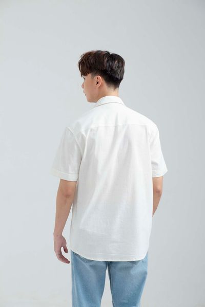 Áo Sơ Mi Nam Ngắn Tay Túi Đắp MSH 1012