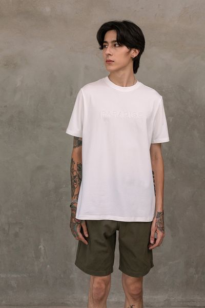 Áo thun Nam Thêu Typo Paradise MTS 1139