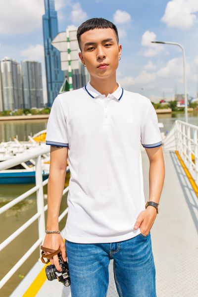 Áo Thun Polo Thêu Cánh Buồm MPO 3015
