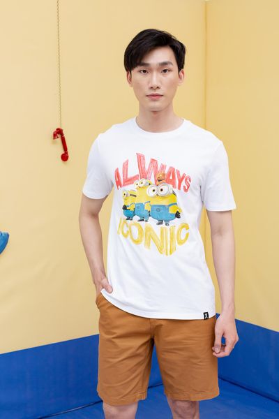 Áo Thun Nam Regular Fit Minions In Always Iconic MTS 1214
