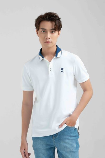 Áo Polo Nam Pique Slim Fit Phối Bo Cổ MPO 1024