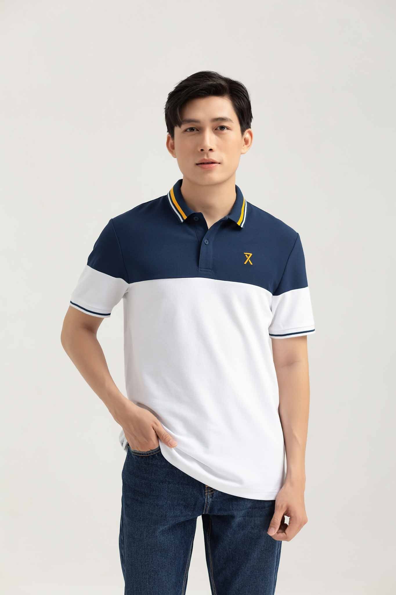 Áo Polo Nam Regular Fit Rã Phối Màu MPO 1026 -