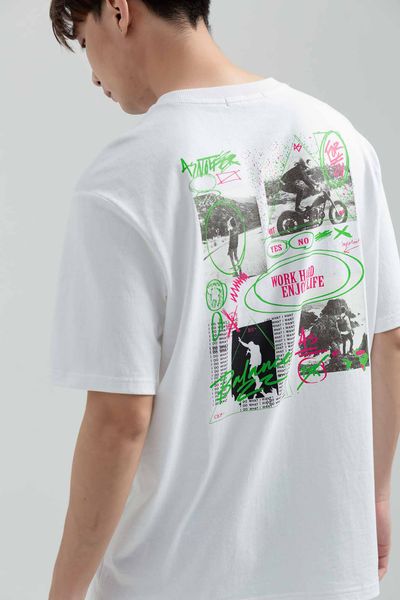 Áo Thun Nam Graphic Trải Nghiệm Khám Phá MTS 1185