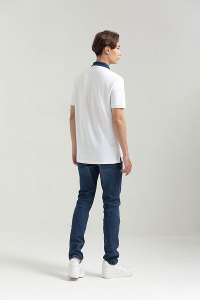 Áo Polo Nam Pique Regular Fit Phối Trụ Bo Kiểu MPO 1023