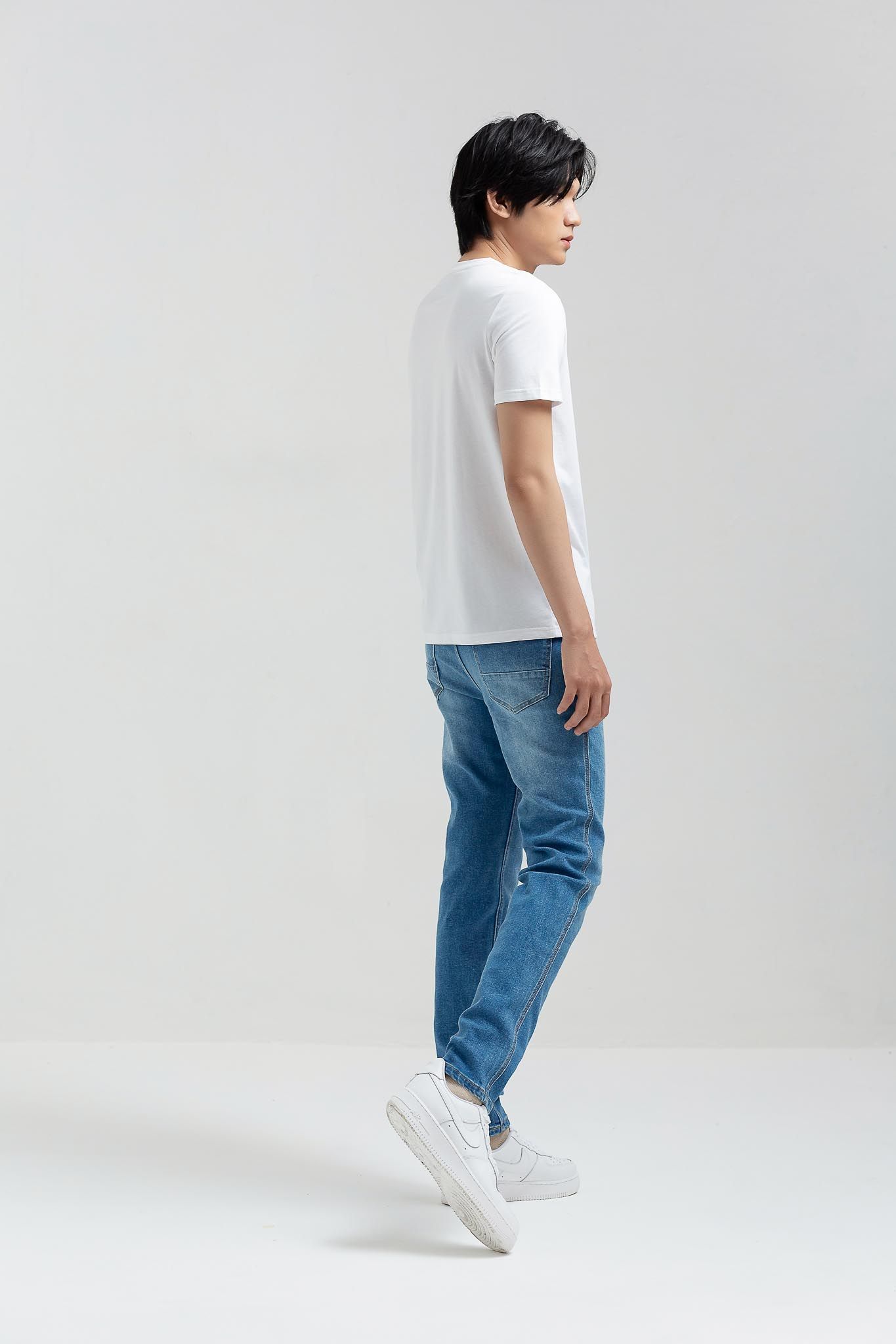 Áo Thun Nam Cổ Tròn Slim Fit Basic MTS 1231 -