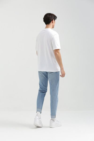 Áo Thun Nam Relax Fit Đính Logo MTS 1201