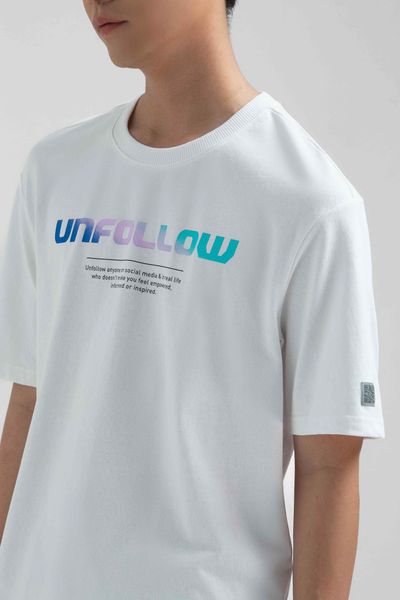 Áo Thun Nam Relax Fit In Typo Chuyển Màu MTS 1224