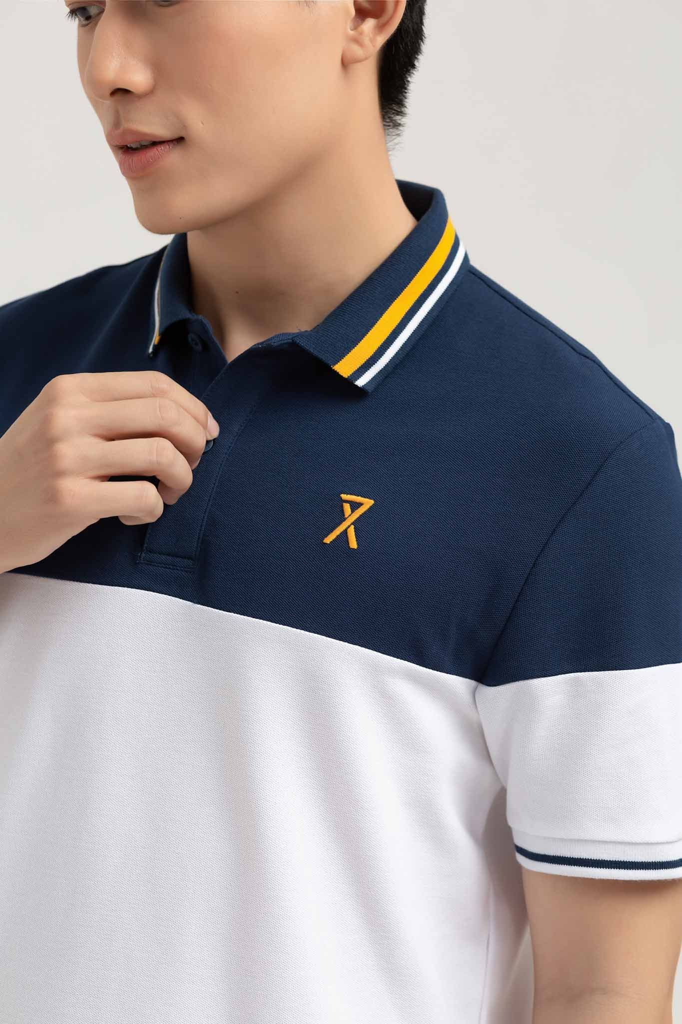 Áo Polo Nam Regular Fit Rã Phối Màu MPO 1026 -