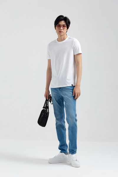 Áo Thun Nam Cổ Tròn Slim Fit Basic MTS 1231