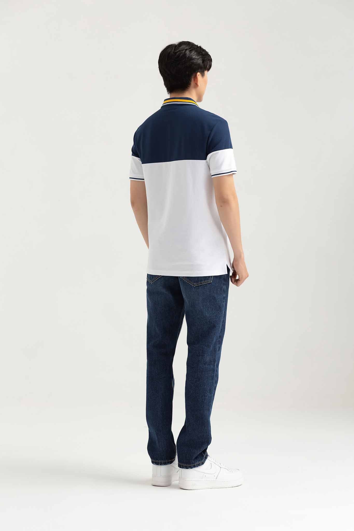 Áo Polo Nam Regular Fit Rã Phối Màu MPO 1026 -
