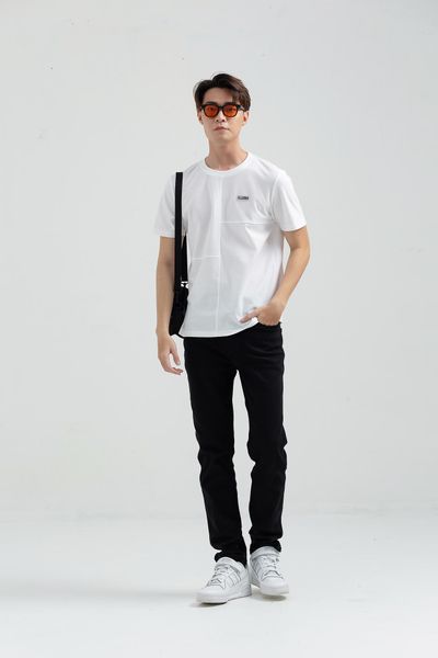 Áo Thun Nam Regular Fit Phối Rã Thân MTS 1191